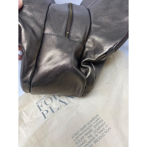 Attilio Giusti Leombruni bag Bronze Metallic Gold Leather Handbag AGL - Picture 10 of 16